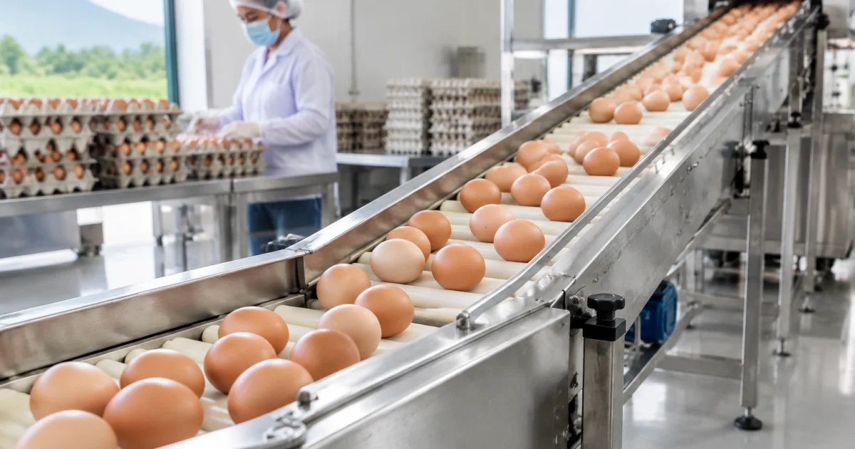 Beginner Guide to Specifying the Right Industrial Conveyor for Egg Handling and Feed Movement